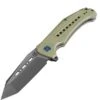 Artisan Cutlery Jungle Flipper Folding Knife, D2, G10 Green, 1705PBBGN