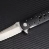 Artisan Cutlery Virginia Flipper Folding Knife, D2, G10 Black, 1807PBK -Artisan Cutlery Shop ATZ1807PBK
