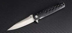 Artisan Cutlery Virginia Flipper Folding Knife, D2, G10 Black, 1807PBK
