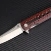 Artisan Cutlery Virginia Flipper Folding Knife, D2, G10 Red, 1807PBR