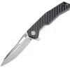 Artisan Cutlery Zumwalt Flipper Folding Knife, D2, Carbon Fiber, 1808PCF