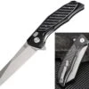Artisan Cutlery Megahawk Flipper Folding Knife, D2, Aluminum/CF, 1809PBCF -Artisan Cutlery Shop ATZ1809PBCFx