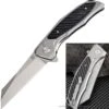 Artisan Cutlery Megahawk Flipper Folding Knife, D2, Aluminum/G10 Black, 1809PGBK