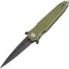 Artisan Cutlery Hornet Flipper Folding Knife, D2, G10 Green, 1810PBGNF -Artisan Cutlery Shop ATZ1810PBGNF