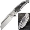 Artisan Cutlery Apache Flipper Folding Knife, D2, Aluminum/CF, 1813PGCF -Artisan Cutlery Shop ATZ1813PGCFx