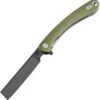 Artisan Cutlery Mini Orthodox Flipper Folding Knife, D2, G10 Green, 1817PSBGNC -Artisan Cutlery Shop ATZ1817PSBGNC