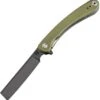 Artisan Cutlery Mini Orthodox Flipper Folding Knife, D2, G10 Green, 1817PSBGNF -Artisan Cutlery Shop ATZ1817PSBGNF