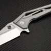 Artisan Cutlery Ravine Flipper Framelock Knife, S35VN, Titanium Grey, 1819GGYS -Artisan Cutlery Shop ATZ1819GGYSx