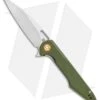 Artisan Cutlery Archaeo Liner Lock Flipper Knife OD Green G-10 (3.75" Stonewash) -Artisan Cutlery Shop Artisan Cutlery Archaeo LL Flipper OD Green G 10 SW ATZ1821PGNF BHQ 102879 jr