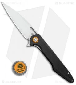 Artisan Cutlery Archaeo Liner Lock Knife Textured Black G-10 (3.75" Stonewash) -Artisan Cutlery Shop Artisan Cutlery Archaeo Liner Lock Knife Textured Black G 10 Stonewash BHQ 102877 kp cap