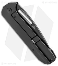 Artisan Cutlery Arion Frame Lock Knife Black Titanium (3.6" Black 20CV) -Artisan Cutlery Shop Artisan Cutlery Arion FL Black Ti Black BHQ 144828 jr side