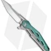 Artisan Cutlery Bombardier Liner Lock Knife Green Ti (3.45" Stonewash S35VN)