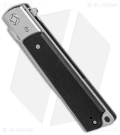 Artisan Cutlery Classic Liner Lock Knife Textured Black G-10 (3.8" Satin) -Artisan Cutlery Shop Artisan Cutlery Classic Black G10 Satin BHQ 87212 er spine