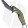 Artisan Cutlery Cobra Liner Lock Knife Green G-10 (3.5" Black D2)