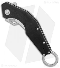 Artisan Cutlery Cobra Liner Lock Knife Textured Black G-10 (3.5" Satin) -Artisan Cutlery Shop Artisan Cutlery Cobra Textured Black G10 Satin BHQ 87131 er spine