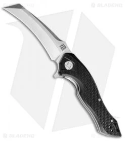 Artisan Cutlery Eagle Liner Lock Knife Black G-10 (3.46" Stonewash D2)