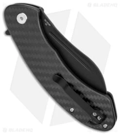 Artisan Cutlery Eterno Liner Lock Knife Carbon Fiber (3.5" Black D2) -Artisan Cutlery Shop Artisan Cutlery Eterno LL CF Black BHQ 95810 jr side