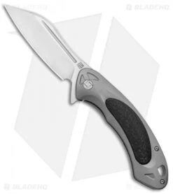 Artisan Cutlery Eterno Frame Lock Knife Gray Ti/CF (3.5" Satin)