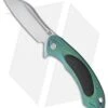 Artisan Cutlery Eterno Liner Lock Knife Green Ti/CF (3.54" Satin M390)