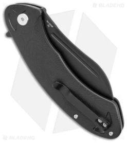 Artisan Cutlery Eterno Liner Lock Knife Smooth Black G-10 (3.5" Black D2) -Artisan Cutlery Shop Artisan Cutlery Eterno LL Smooth Black G 10 Black BHQ 95808 jr side