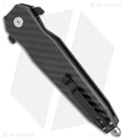 Artisan Cutlery Hornet Liner Lock Knife G-10/Carbon Fiber (3.54" Black D2) -Artisan Cutlery Shop Artisan Cutlery Hornet CF Black BHQ 95787 jr side