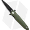 Artisan Cutlery Hornet Liner Lock Knife Smooth OD Green G-10 (3.54" Black D2) -Artisan Cutlery Shop Artisan Cutlery Hornet LL OD Green G 10 Black BHQ 95788 jr