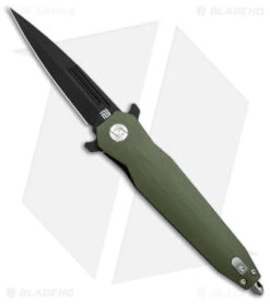 Artisan Cutlery Hornet Liner Lock Knife Smooth OD Green G-10 (3.54" Black D2)