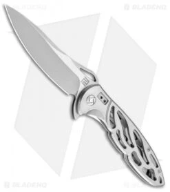 Artisan Cutlery Hoverwing Frame Lock Knife Gray (3.75" Stonewash D2)