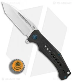 Artisan Cutlery Jungle Liner Lock Knife Textured Black G-10 (3.8" Stonewash) -Artisan Cutlery Shop Artisan Cutlery Jungle Black G10 SW BHQ 87205 er bottlecap