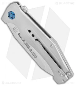 Artisan Cutlery Jungle Frame Lock Knife Gray Titanium (3.8" Stonewash) -Artisan Cutlery Shop Artisan Cutlery Jungle Frame Lock Knife Gray Titanium 3.8 Stonewash BHQ 89482 LS Spine