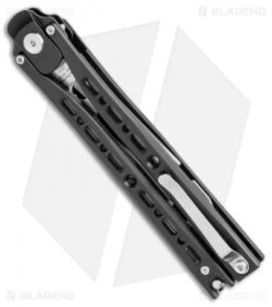 Artisan Cutlery Kinetic-Tool Automatic Butterfly Tool Black Titanium (4" SW) -Artisan Cutlery Shop Artisan Cutlery Kinetic Tool Auto Butterfly Black Ti SW BHQ 112061 jr side