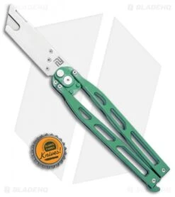 Artisan Cutlery Kinetic-Tool Automatic Butterfly Tool Green Ti (2.8" SW) -Artisan Cutlery Shop Artisan Cutlery Kinetic Tool Auto Butterfly Opener Tool Green Ti 1823GO GN BHQ 95863 jr bottlecap