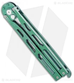 Artisan Cutlery Kinetic-Tool Automatic Butterfly Tool Green Ti (2.8" SW) -Artisan Cutlery Shop Artisan Cutlery Kinetic Tool Auto Butterfly Opener Tool Green Ti 1823GO GN BHQ 95863 jr side