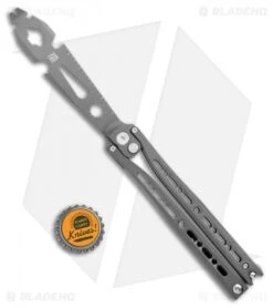 Artisan Cutlery Kinetic-Tool Automatic Butterfly Tool Gray Steel (4" Gray) -Artisan Cutlery Shop Artisan Cutlery Kinetic Tool Auto Butterfly Tool Gray Aluminum Gray 1831 GY BHQ 107382 jr bottlecap