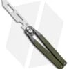 Artisan Cutlery Kinetic-Tool Automatic Butterfly Tool OD Green G-10 (4" Satin)