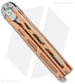 Artisan Cutlery Kinetic-Tool Automatic Butterfly Tool Copper (4" Satin) -Artisan Cutlery Shop Artisan Cutlery Kinetic Tool Butterfly Tool Copper Satin BHQ 97064 jr side