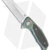 Artisan Cutlery Megahawk Frame Lock Knife Blue Ti/CF (3.9" Satin CPM-S35VN)