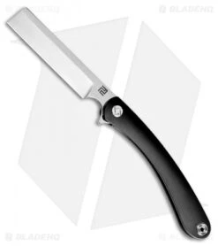 Artisan Cutlery Orthodox Frame Lock Knife Black Ti (3.75" Satin Bohler M390)