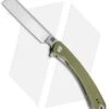 Artisan Cutlery Orthodox LinerLock Knife Textured OD Green G-10 (3.5" Stonewash)