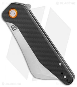 Artisan Cutlery Osprey Liner Lock Knife Carbon Fiber/G-10 (3.6" Stonewash) -Artisan Cutlery Shop Artisan Cutlery Osprey Carbon Fiber SW BHQ 87218 er spine