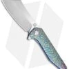 Artisan Cutlery Osprey Frame Lock Knife Blue/Gold Titanium (3.6" Stonewash) -Artisan Cutlery Shop Artisan Cutlery Osprey FL Blue Gold Ti SW BHQ 89491 jr