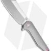Artisan Cutlery Osprey Frame Lock Knife Gray Ti (3.6" Satin Bohler M390)