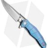 Artisan Cutlery Pangolin Frame Lock Knife Blue Titanium (4" Satin CPM-S35VN) -Artisan Cutlery Shop Artisan Cutlery Pangolin FL Blue Ti Satin S35VN BHQ 99857 jr