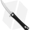 Artisan Cutlery S Waistline Frame Lock Knife Black Titanium (4" Satin M390) -Artisan Cutlery Shop Artisan Cutlery S Waistline Black Ti Satin BHQ 87219 er