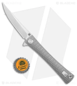 Artisan Cutlery S Waistline LinerLock Knife Gray Titanium (4" Satin Bohler M390) -Artisan Cutlery Shop Artisan Cutlery S Waistline LL Gray Ti Satin BHQ 86498 jr bottlecap
