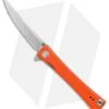 Artisan Cutlery S Waistline Liner Lock Knife Orange G-10 (4" Stonewash)