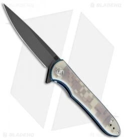 Artisan Cutlery Shark Liner Lock Knife Digital Camo G-10 (4" Black) 1707P-BCG
