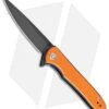 Artisan Cutlery Small Shark Liner Lock Knife Orange G-10 (3" Black) 1707PS-BOEF -Artisan Cutlery Shop Artisan Cutlery Small Shark LL Orange G 10 Black BHQ 95772 jr