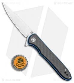Artisan Cutlery Small Shark Liner Lock Knife Black Carbon Fiber (3" Stonewash) -Artisan Cutlery Shop Artisan Cutlery Small Shark Liner Lock Knife Black Carbon Fiber Stonewash BHQ 90010 kp bottlecap jr