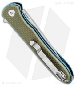 Artisan Cutlery Small Shark Liner Lock Knife OD Green G-10 (3" Stonewash) -Artisan Cutlery Shop Artisan Cutlery Small Shark Liner Lock Knife OD Green G 10 Stonewash BHQ 90012 kp side jr